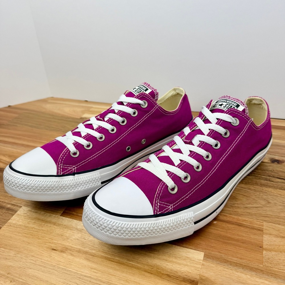 Converse Chuck Taylor All Star Low Top Fuchsia Pink Mens 13 Womens 15